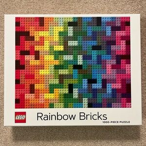 Lego Rainbow Bricks 1000 Piece Puzzle